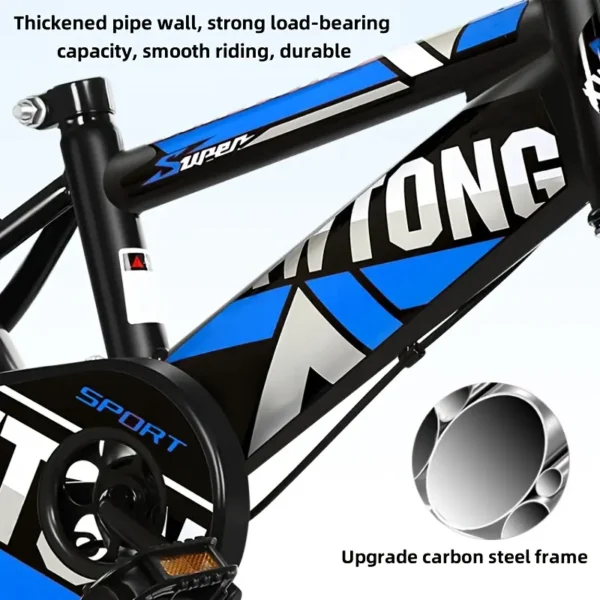 Kids Heavy Duty Mountain Bike with Training Wheels