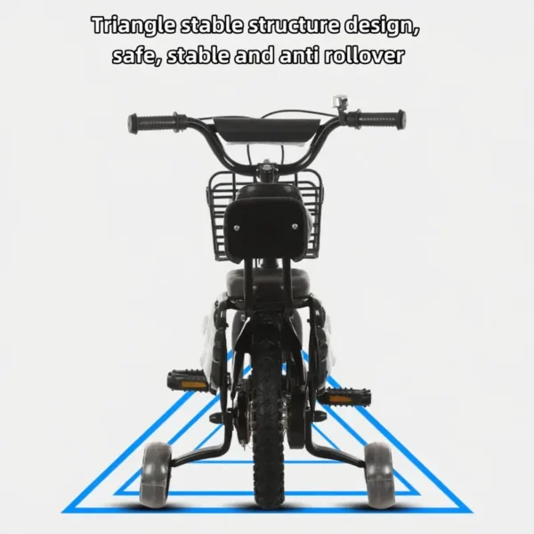 Kids Heavy Duty Mountain Bike with Training Wheels