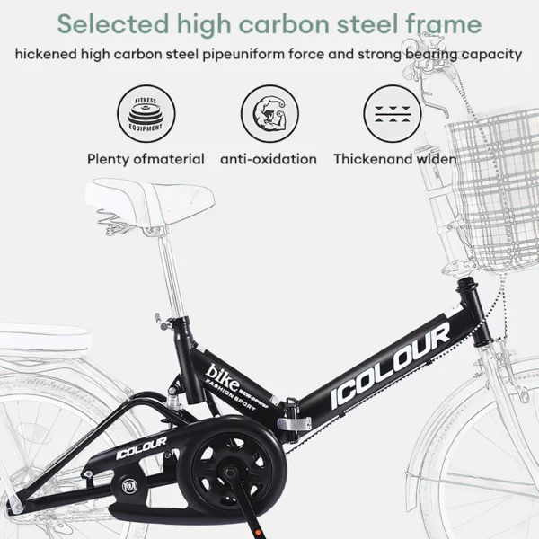 Foldable 7 Speed Adult Bike 20inch