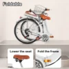 Adult Foldable Bike 7 speed 24inch