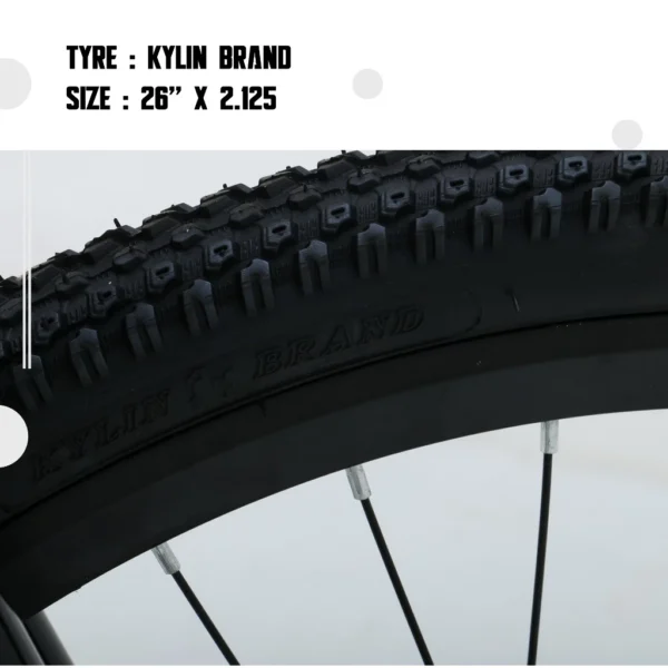 Adult Mountain Bike with 21 Speed Gearing