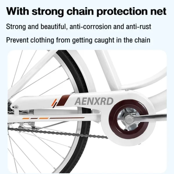 Adult Classic Bike with Basket 24inch