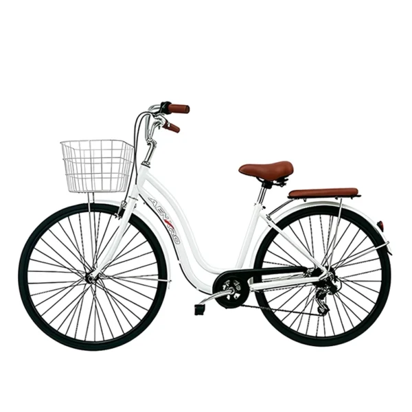 Adult Classic Bike with Basket 24inch